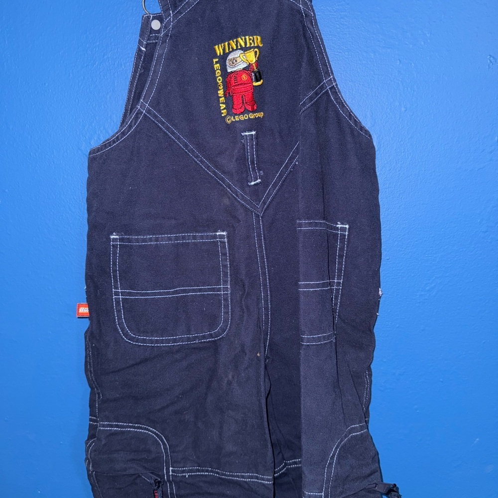 Lego Kids Overalls with Yellow and Blue Accents & Wind Breaker Jacket - Picture 6 of 8